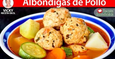 Deliciosas Albóndigas De Pollo Con Caldito. Fáciles De Hacer Y Con Un Sabor Irresistible. ¡Prepáralas Y Disfruta!