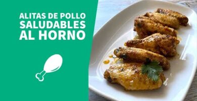 Alitas De Pollo Saludables Con Especias. Fácil De Hacer