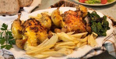 Pollos Picantones Al Coñac: Deliciosa Receta De Pollos Con Salsa Chimichurri