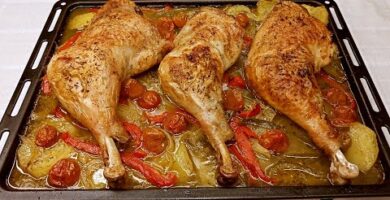 Patorra De Pavo Para Navidad: Delicioso Plato Mediterráneo Con Muslos De Pavo