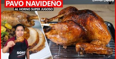 Pavito Relleno Al Horno: Deliciosa Receta Navideña. Resultado Jugoso Y Lleno De Sabor. Haz Clic Y Disfruta Un Festín Familiar.