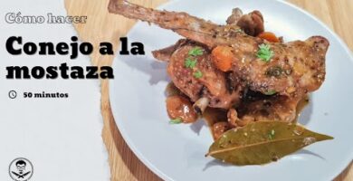 Guiso De Conejo A La Mostaza: Delicioso Y Fácil Receta Tradicional Con Auténtico Sabor