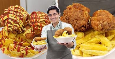 Prepara El Delicioso Y Crujiente Papi Pollo Supremo Con Presas De Pollo