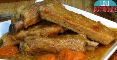 Deliciosas Costillas De Cerdo En Salsa: Tiernas