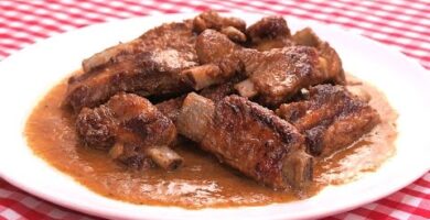 Deliciosa Receta De Costillas De Cerdo En Salsa. Sabor Suculento Y Fácil De Hacer. ¡Disfruta Y Comparte Tu Experiencia!