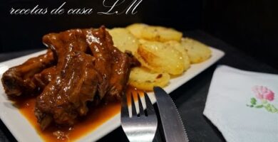 Deliciosas Costillas De Cerdo Al Vino Tinto