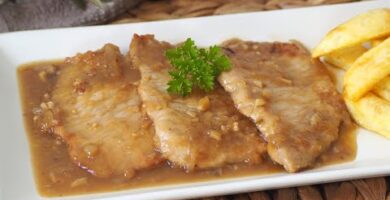 Filetes De Lomo En Salsa De Vino: Receta Fácil Con Lomo De Cerdo