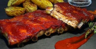 Costillas De Cerdo A La Barbacoa: Deliciosas Y Fáciles De Hacer. Disfruta De Su Carne Tierna Y Sabores Ahumados. ¡Prueba Esta Receta Ahora!