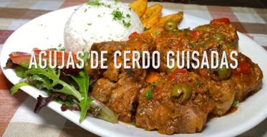 Delicioso Guiso De Aguja De Cerdo: Tierna Carne De Cerdo En Una Salsa De Ají