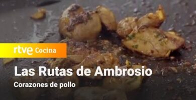 Deliciosos Corazones De Pollo Al Estilo Andaluz. Fácil De Hacer