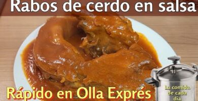 Deliciosos Rabos De Cerdo En Salsa: Una Receta Fácil De Preparar Con Ingredientes Como Ajo