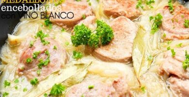 Descubre Cómo Hacer Unos Deliciosos Medallones De Lomo De Cerdo Encebollados Con Una Salsita De Vino Blanco. Fácil De Preparar Y Sabor Exquisito. ¡Haz Clic Ahora!