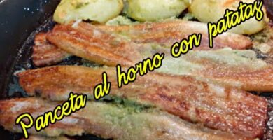 Panceta Al Horno Con Patatas: Receta Rápida Y Deliciosa De Panceta Jugosa Y Crujiente