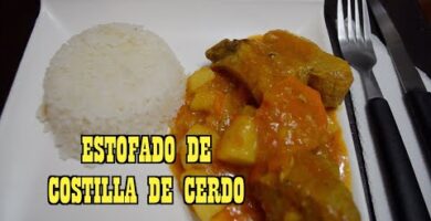 Delicioso Estofado De Carne De Cerdo Con Costillas