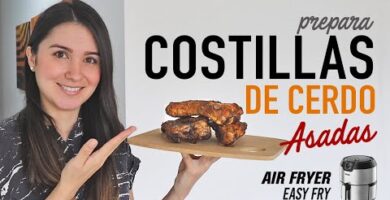 Deliciosas Costillas De Cerdo Asadas En Freidora De Aire: Fácil De Hacer