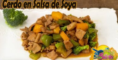 Deliciosa Receta De Cerdo En Salsa De Soya. Fácil De Hacer