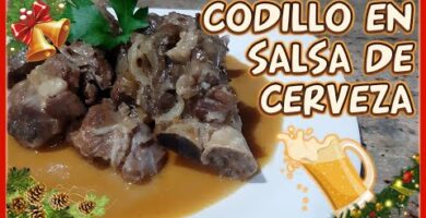 Disfruta De Un Delicioso Codillo En Salsa Con Cerveza. Tierno Y Jugoso En Solo 25 Minutos. ¡Cocínalo Ahora!