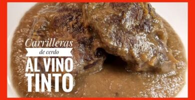 ¡Prepara Unas Deliciosas Carrilleras De Cerdo Al Vino Tinto! Un Plato Fácil De Hacer Y Con Un Sabor Exquisito. ¡Haz Clic Para Disfrutarlo!