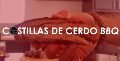 Costillas De Cerdo Con Salsa Barbacoa: Deliciosas Costillas Asadas Durante 4 Horas
