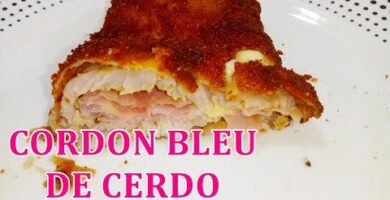 Cordón Blue De Cerdo: Milanesas De Cerdo Rellenas De Jamón