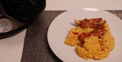 Prepara Un Delicioso Arroz Con Costillas En Solo 45 Minutos. Fácil De Hacer Y Perfecto Para Almuerzos O Cenas. ¡Haz Clic Y Disfruta!