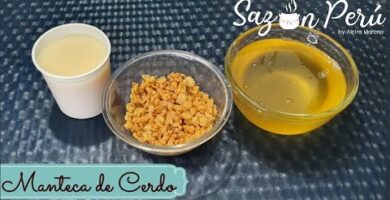 Prepara Tu Propia Manteca De Cerdo Casera Para Dar Sabor Delicioso A Tus Comidas. ¡Haz Clic Y Disfruta De Esta Opción Saludable!