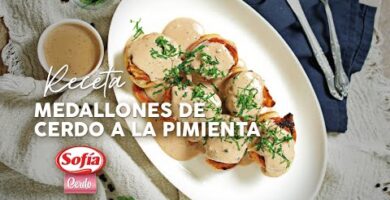 Deliciosos Medallones De Cerdo A La Pimienta