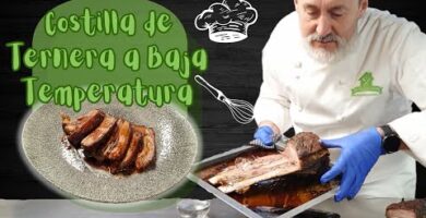 Costilla De Ternera A Baja Temperatura: Deliciosa Y Jugosa