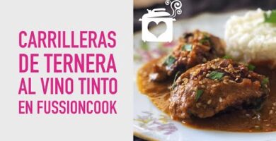 Carrilleras De Ternera Al Vino Tinto En Fusión: Delicioso Plato Español Con Carrilleras De Ternera En Salsa De Tomate Y Vino Tinto. Haz Clic Para Probarlo Hoy.