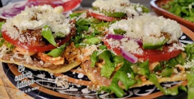 Tostadas De Pollo: Fácil Y Delicioso