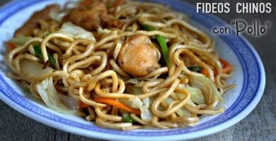 Fideos Chinos Con Pollo Y Verduras: Una Receta Fácil Y Llena De Sabor. ¡Prepárala En Casa Y Disfruta!