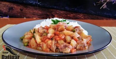 Una Deliciosa Receta De Picante De Pollo Con Papas