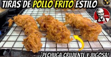 ¡Prepara Unas Deliciosas Ke-Tiras De Pollo Al Estilo Kfc! Marinado Especial