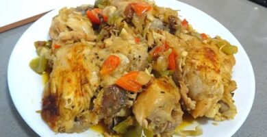 Pollo Al Vino Blanco: Deliciosa Receta Mediterránea Con Muslos De Pollo