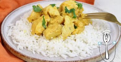 Deliciosa Receta De Pollo Al Curry Con Arroz