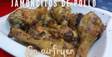 Receta: Jamoncitos De Pollo En La Freidora De Aire. Ingredientes Adobados