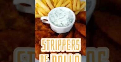 Strippers De Pollo: Deliciosas Piezas De Pechuga Fileteada Empanizadas Y Fritas