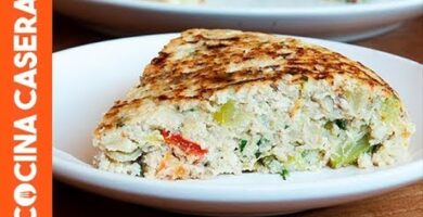 Tortilla De Pollo Y Verduras: Deliciosa Receta Fácil De Hacer. Prueba Esta Tortilla Y Comparte Tu Experiencia Ahora.