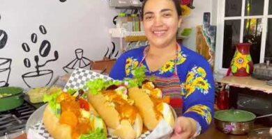 Panes Con Pollo: Deliciosa Opción De Almuerzo O Cena Con Repollo Picado