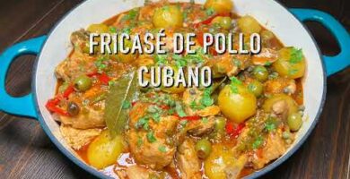 Haz Clic Para Disfrutar De Un Delicioso Fricasé De Pollo Al Estilo Cubano Con Este Fácil Y Sabroso Receta. ¡Comparte Tu Experiencia Culinaria!