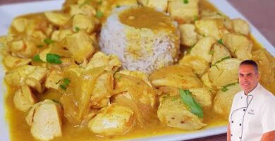 Delicioso Pollo Al Curry: Fácil De Hacer En 30 Minutos. Acompáñalo Con Arroz O Naan. ¡Anímate A Probarlo Ahora!