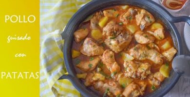 Pollo Guisado Con Patatas: Receta Fácil Y Deliciosa. Sabor Irresistible En Cada Bocado. ¡Prepáralo Y Comparte Tu Experiencia!