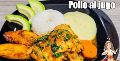 Prepara Un Delicioso Pollo Al Jugo En 25 Minutos. Receta Fácil Y Sabrosa