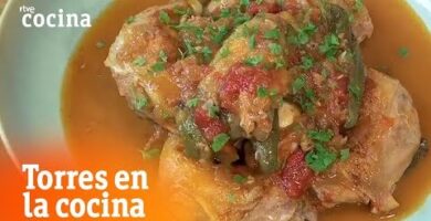 Pollo A La Bilbaína Con Un Sabor Delicioso Y Fácil De Hacer. Haz Clic Para Probar Esta Receta Española Especial.