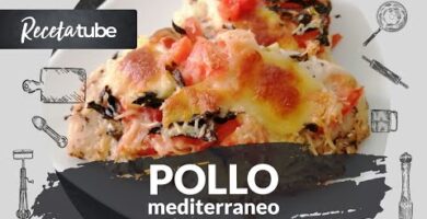 Delicioso Pollo Al Estilo Mediterráneo Con Tomates