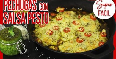 Pechugas De Pollo En Salsa Pesto: Sabor Italiano