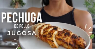 Pechuga De Pollo Jugosa Y Deliciosa. Fácil De Hacer. Resultado Saludable Y Delicioso. ¡Prueba Esta Receta Y Disfruta!