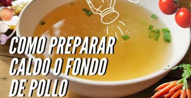 Prepara Un Delicioso Caldo De Pollo Casero En Pocas Horas. Fácil De Hacer