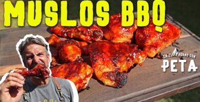 Muslos De Pollo Con Salsa Barbacoa A La Parrilla: Sabores Deliciosos